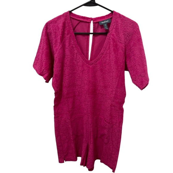 ModCloth Beach Chaser Velour Romper Size Medium - Picture 2 of 6